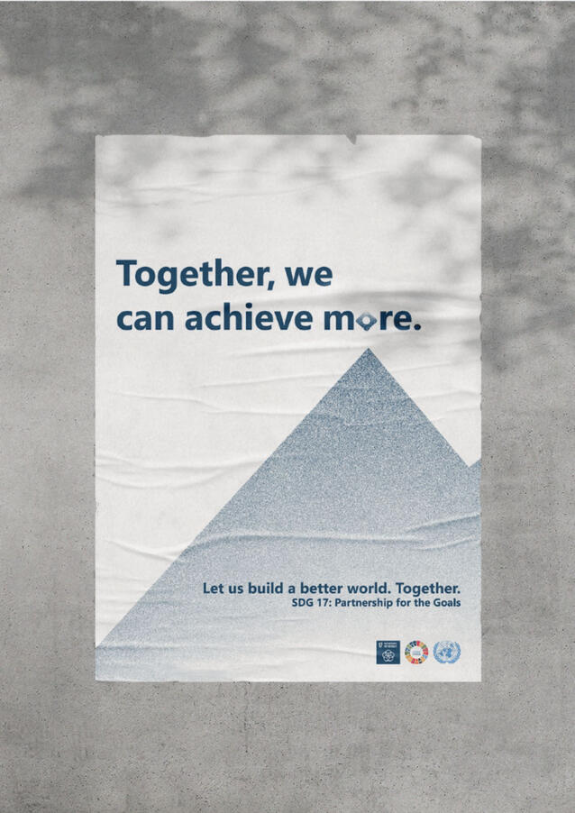 SDG 17 Minimalistic Advertisement